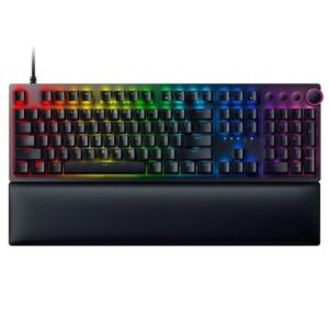 Razer Huntsman V2 Mechanical Gaming Keyboard Clicky Optical Purple Switches, Black